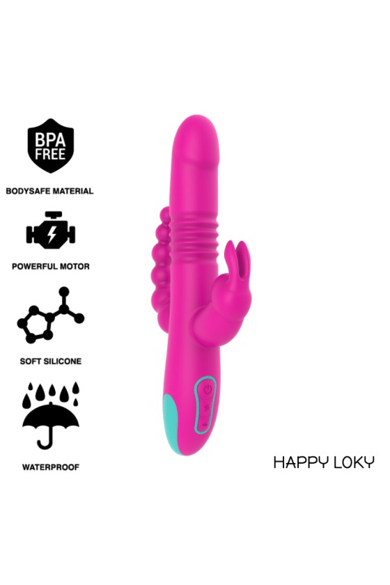 HAPPY LOKY - DONALD TRIPLE STIMULATION: ANAL, G-SPOT  CLITORAL WATCHME WIRELESS TECHNOLOGY COMPATIBLE