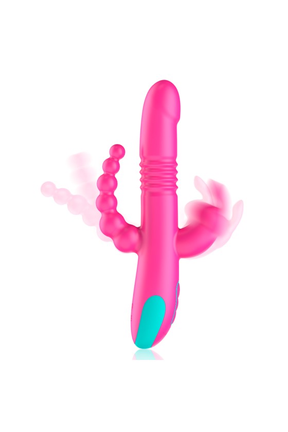 HAPPY LOKY - DONALD TRIPLE STIMULATION : ANAL, G-SPOT  CLITORAL WATCHME TECHNOLOGIE SANS FIL COMPATIBLE