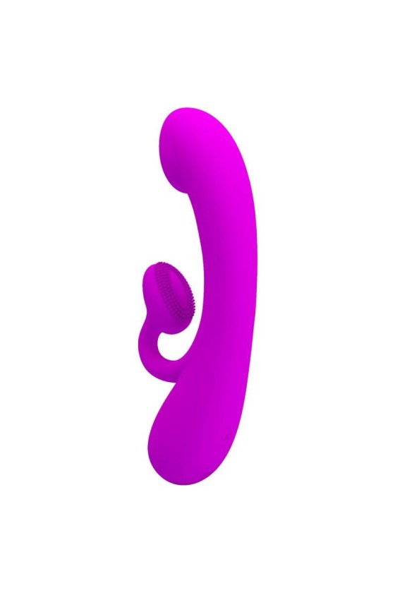 PRETTY LOVE - VIBRATEUR SINCERE ET VENTOUSE DE CLITORIS SILICONE VIOLET