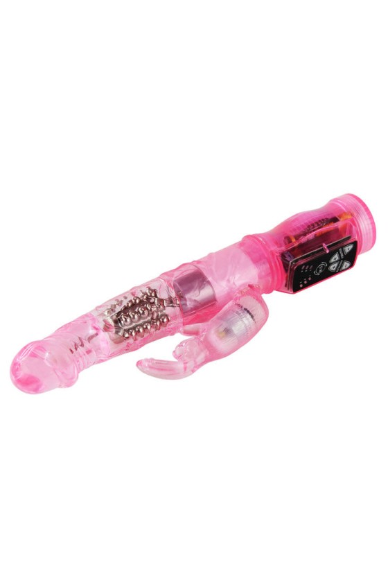 BAILE - MINI ROTATEUR LAPIN ROSE AVEC SUPERSTIMULATEUR