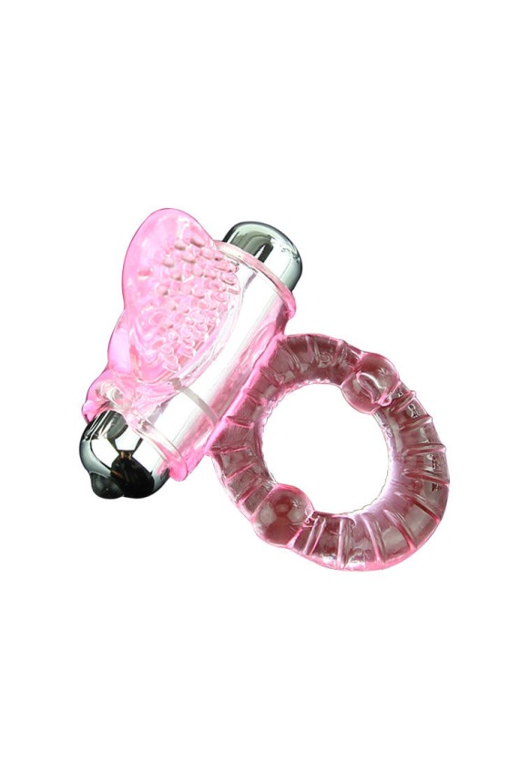 BAILE - ANNEAU PÉNIS VIBRATEUR ROSE SWEET ABS 10 RYTHMES