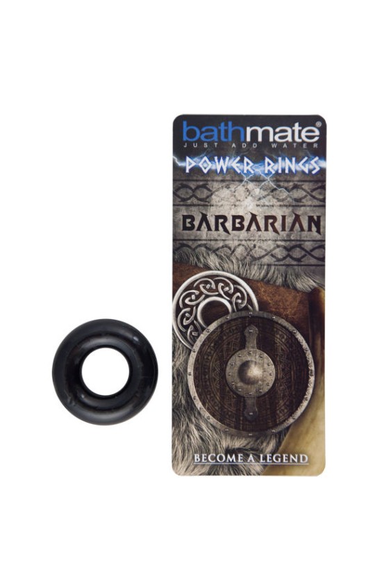 BATHMATE - BARBARIAN BLACK PENIS RING