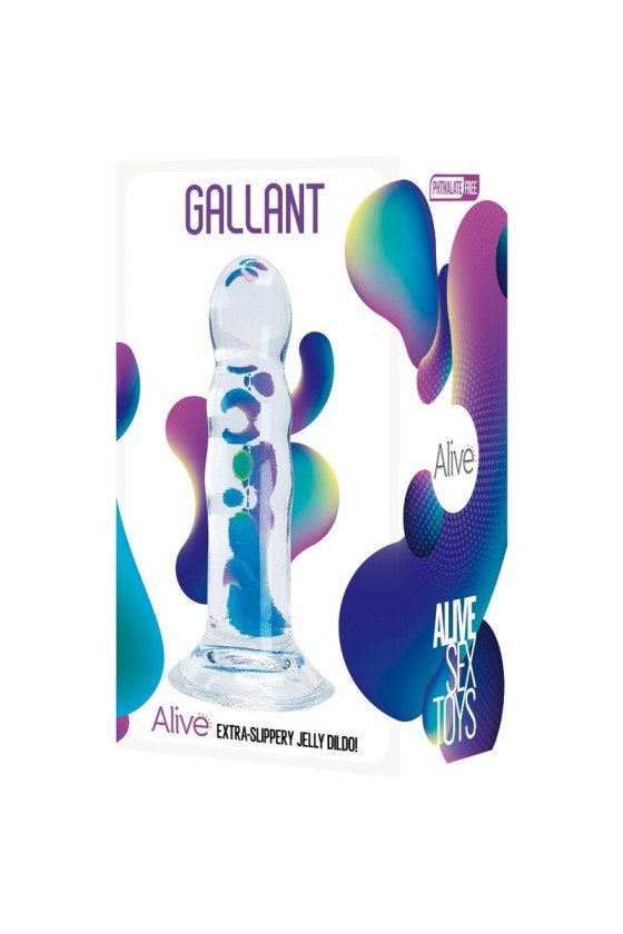 ALIVE - GALLANT REALISTIC PENIS TRANSPARENT 14 CM