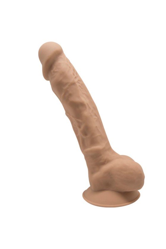 SILEXD - MODELO 1 PENE REALISTA PREMIUM SILEXPAN SILICONA CARAMELO 23 CM