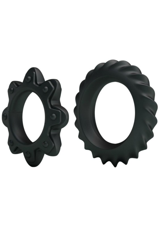 BAILE - KIT 2 RING FLOWERING SILICONE RINGS