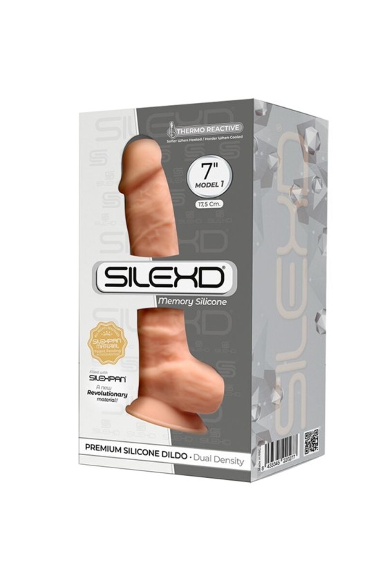 SILEXD - MODEL 1 REALISTIC PENIS PREMIUM SILEXPAN SILICONE 17.5 CM