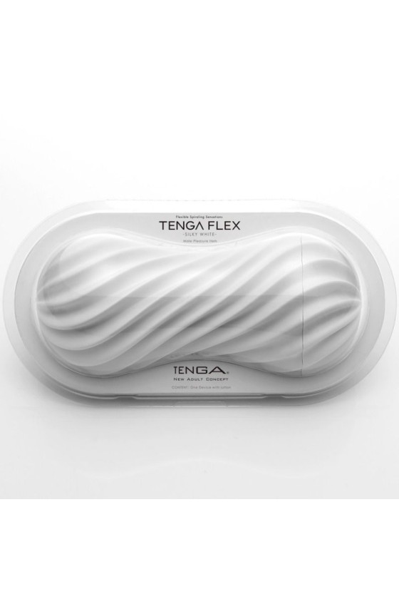 TENGA - MASTUBADOR MASCHILE BIANCO FLEX