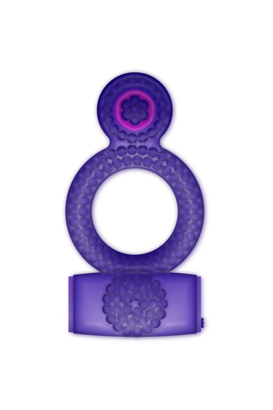 CASUAL LOVE - ANILLO VIBRADOR DOBLE PLACER MORADO