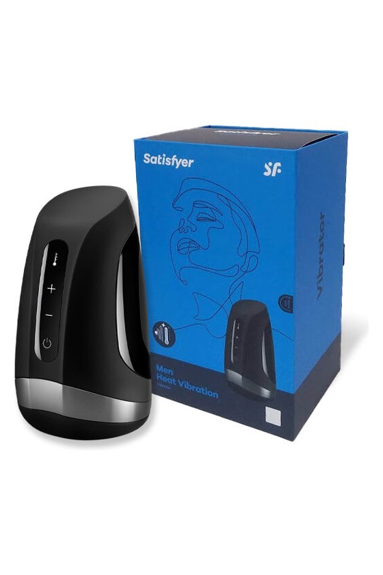 SATISFYER - MASTURBADOR HOMBRE VIBRACIÓN CALOR