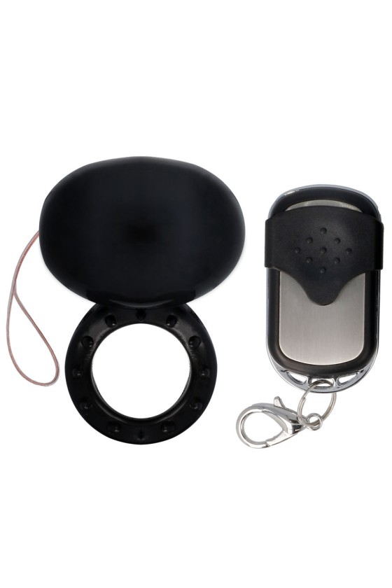 SPIRIT - ANILLO PARA EL PENE CON CONTROL REMOTO VIBRADOR NEGRO