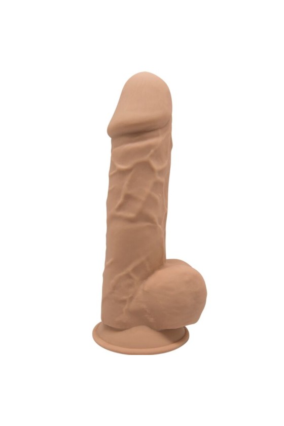 SILEXD - MODEL 1 REALISTIC PENIS PREMIUM SILEXPAN SILICONE CARAMEL 21.5 CM