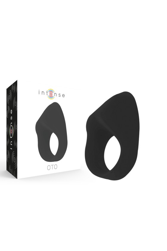 INTENSE - ANILLO VIBRADOR RECARGABLE OTO NEGRO