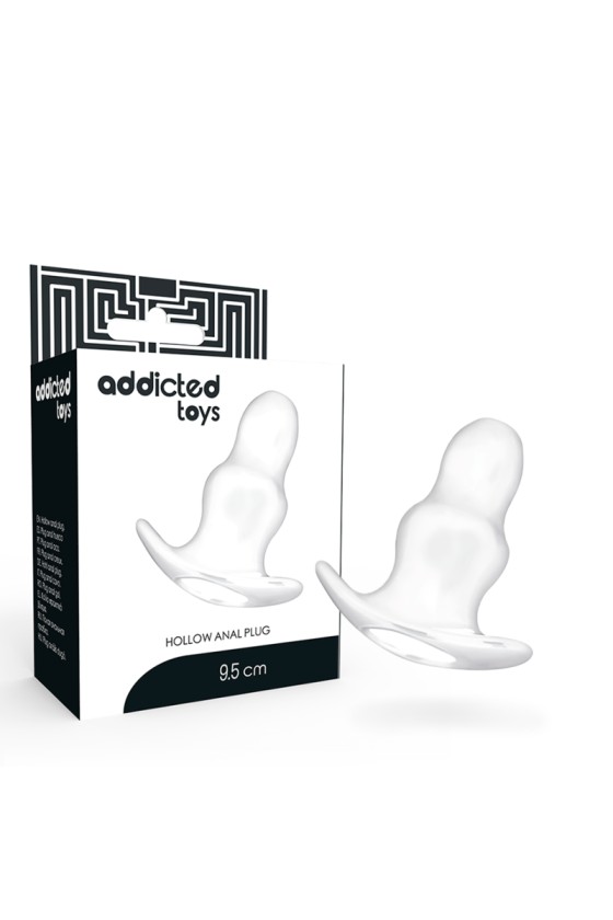 ADDICTED TOYS - 中号肛门扩张器 9.5 厘米 - 透明