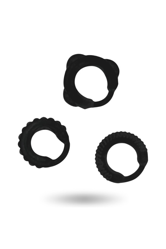 ADDICTED TOYS - C-RING SET BLACK