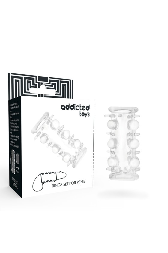 ADDICTED TOYS - MANICOTTO PER PENE TRASPARENTE