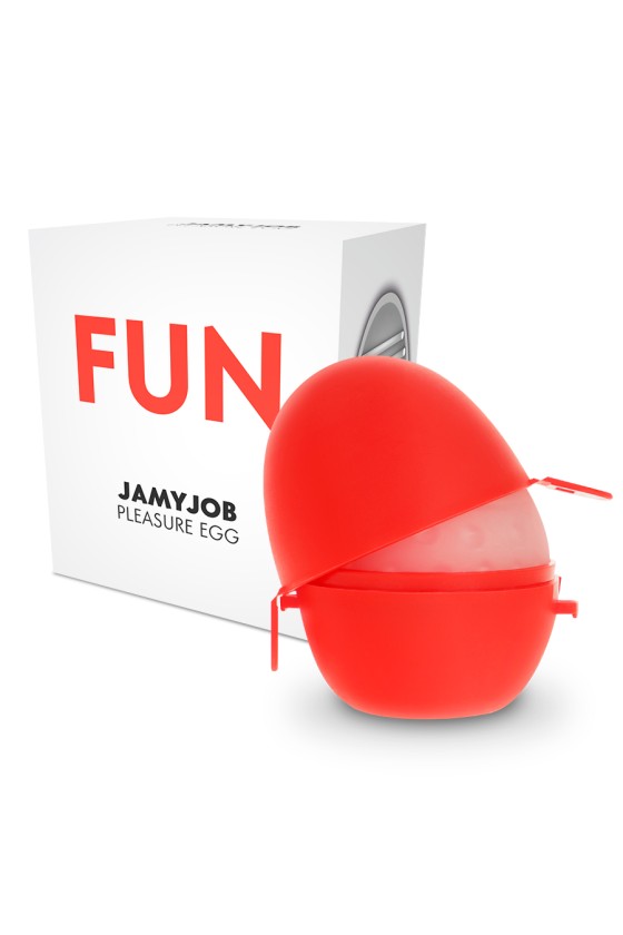 JAMYJOB - EGG MASTURBATEUR ROUGE EDITION DISCRETT