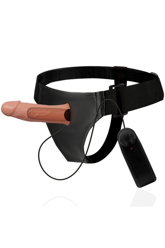 HARNESS ATTRACTION - GREGORY HOLLOW RNES MIT VIBRATOR 16,5 X 4,3 CM