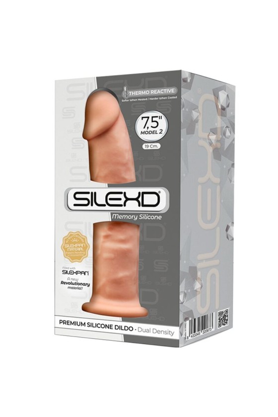 SILEXD - MODEL 2 REALISTIC PENIS PREMIUM SILEXPAN SILICONE 19 CM