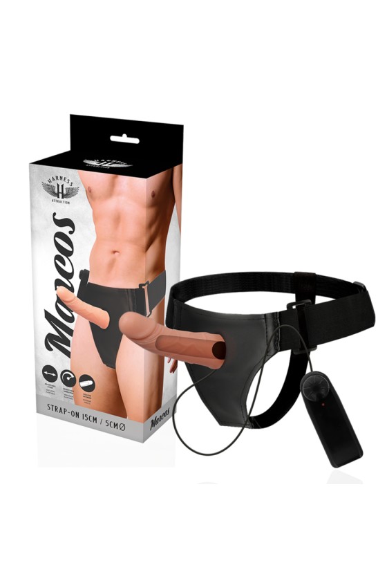 HARNESS ATTRACTION - RNES HOLLOW FRAMES WITH VIBRATOR 15 X 5 CM