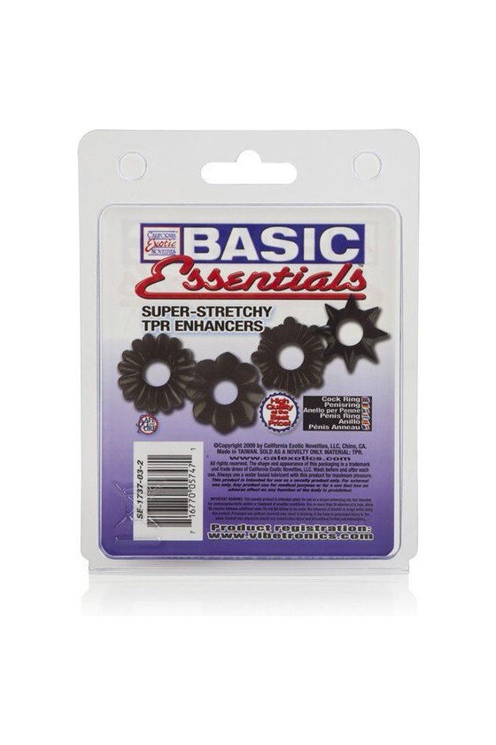 CALIFORNIA EXOTICS - BASIC ESSENTIALS 4 PACK