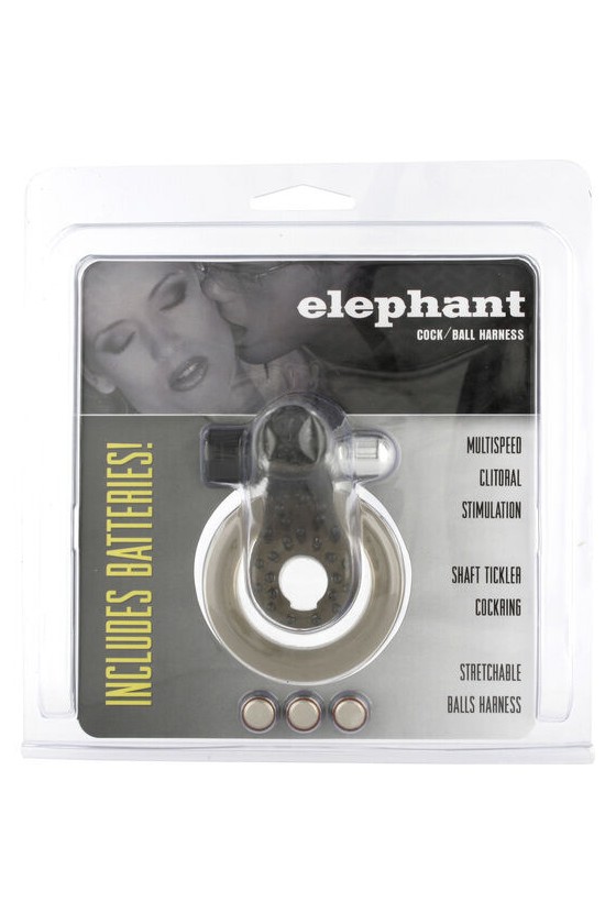 SEVEN CREATIONS - VIBRATING RING WITH STIMULATING ELEPHANT