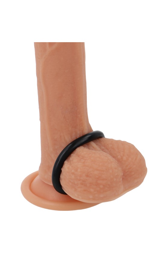 POWERING - ANILLO PARA EL PENE SUPER FLEXIBLE Y RESISTENTE 3.5CM NEGRO