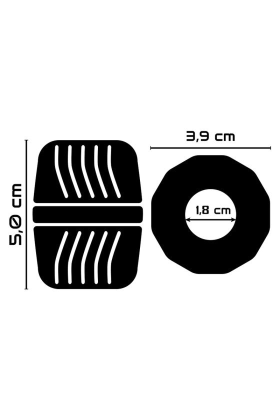 POWERING - ANELLO PER PENE SUPER FLESSIBILE E RESISTENTE 5 CM PR11 TRASPARENTE