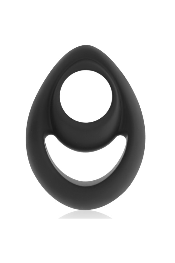 POWERING - ANILLO PARA PENE Y TESTICULOS SUPER FLEXIBLE Y RESISTENTE PR14 NEGRO