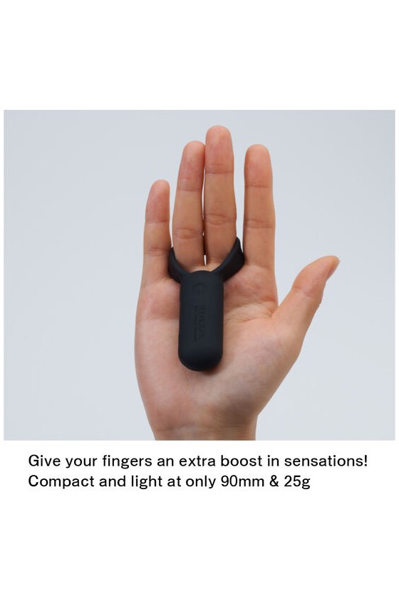 TENGA - SVR SMART BLACK VIBRATOR RING