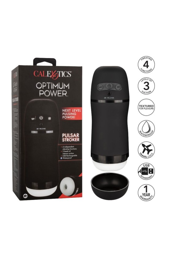 CALIFORNIA EXOTICS - OPTIMUM POWER STROKER FUNZIONI VIBRANTE E ASPIRANTE