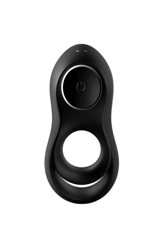 SATISFYER - LEGENDARY DUO RING VIBRATOR BLACK