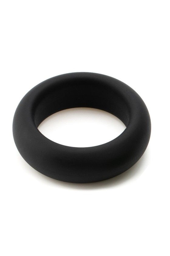 JE JOUE - MAXIMALER STRETCH-COCKRING AUS SILIKON - SCHWARZ