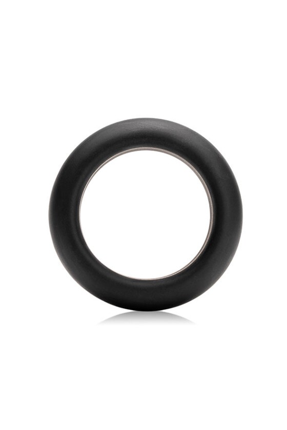 JE JOUE - MAXIMALER STRETCH-COCKRING AUS SILIKON - SCHWARZ