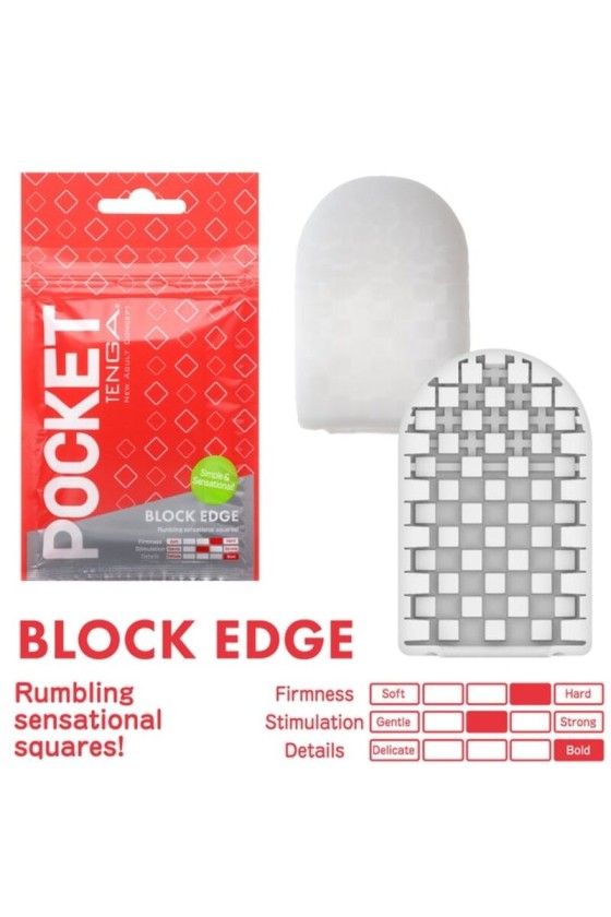 TENGA - BLOCKED EDGE POCKET...