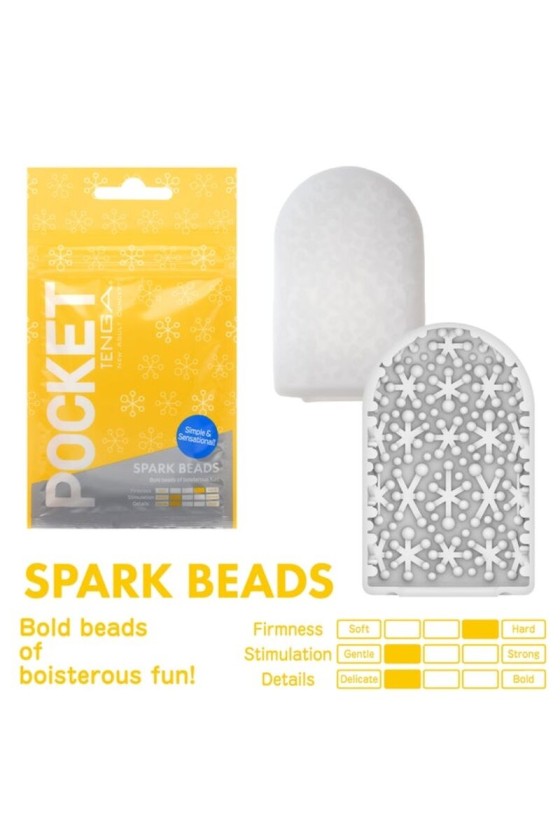 TENGA - MASTURBATEUR DE POCHE SPARK BEARDS