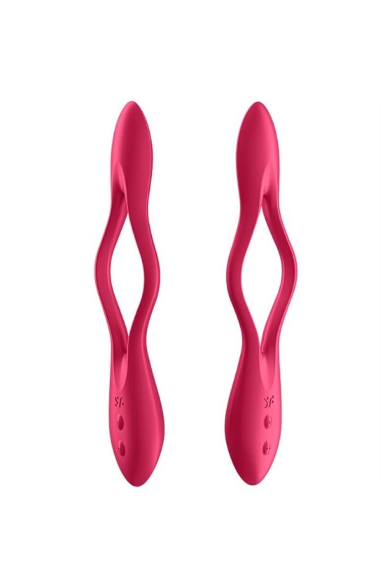 SATISFYER - ELASTIC JOY MULTIVIBRADOR VERMELHO