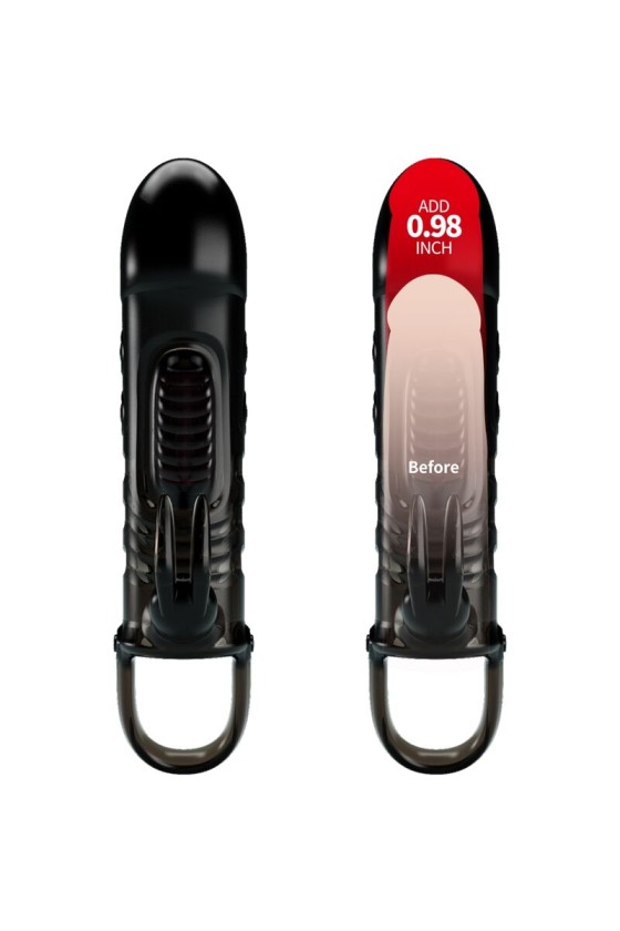 PRETTY LOVE - SLOANE RABBIT PENIS SHEATH BLACK