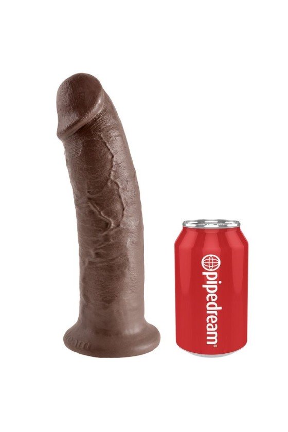 KING COCK - 10 DILDO BROWN 25.4 CM