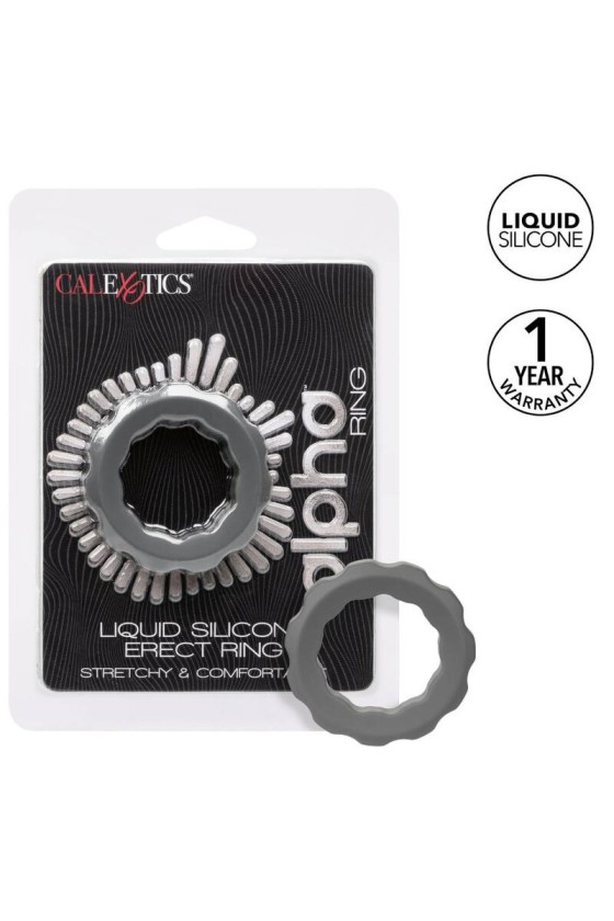 CALIFORNIA EXOTICS - ALPHA ERECT RING GRAU