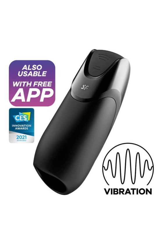 SATISFYER - HOMBRE VIBRATION+ NEGRO