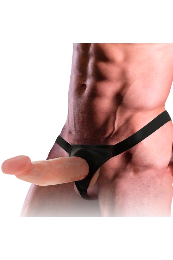 INTENSE - HOLLOW HARNESS WITH DILDO 18 X 3.5 CM