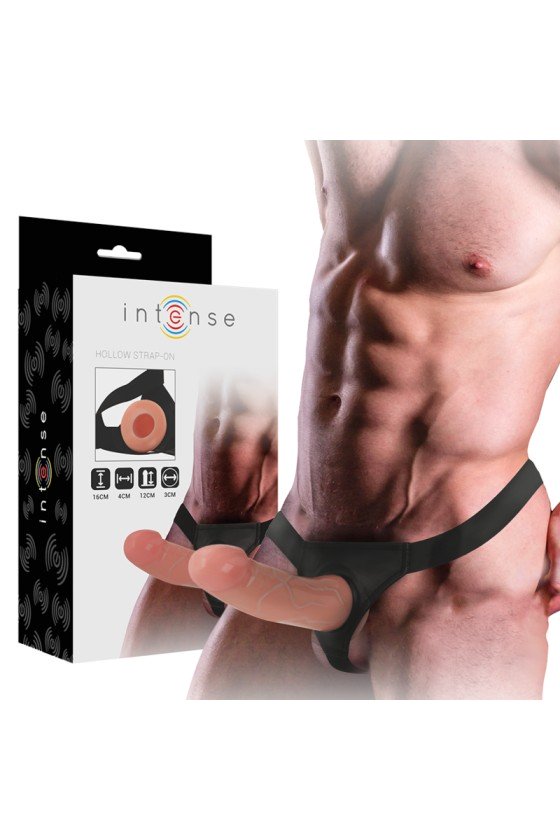 INTENSE - HOLLOW HARNESS WITH DILDO 16 X 3 CM