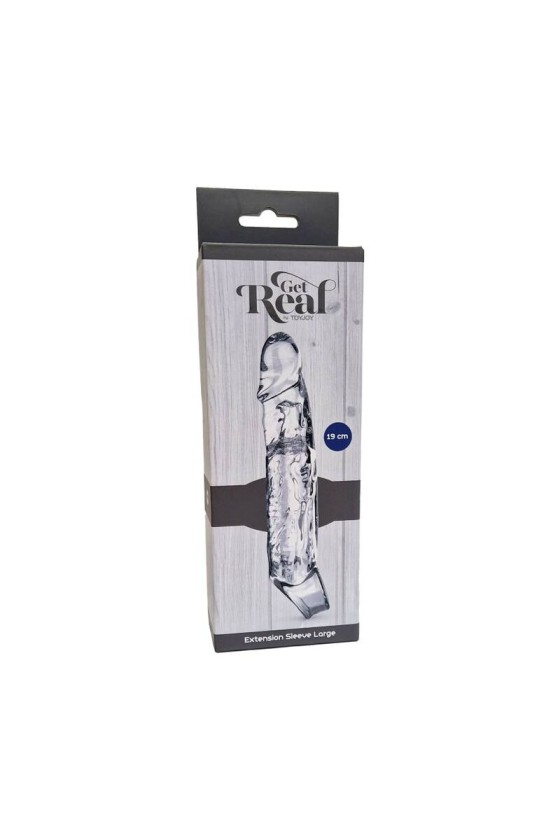 GET REAL - EXTENSIÓN LARGA 19 CM TRANSPARENTE