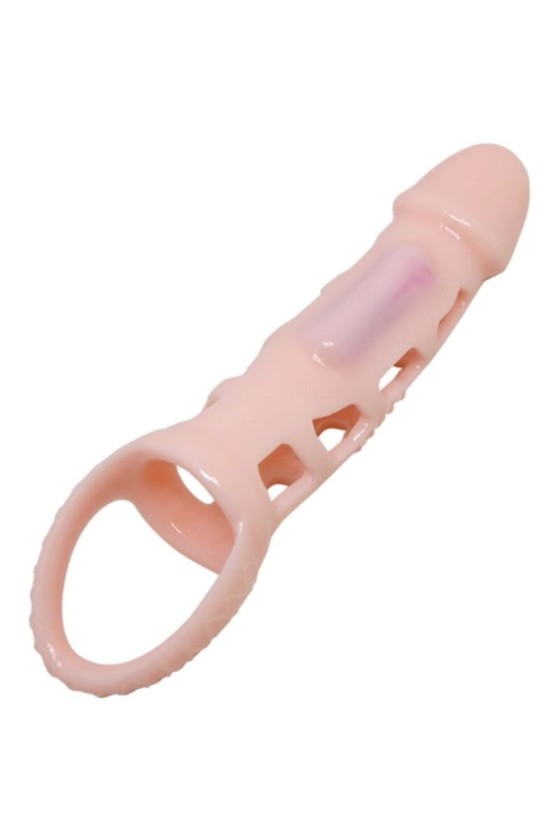 PRETTY LOVE - HARRISON PENIS EXTENDER COVER MIT VIBRATION UND RIEMEN 13.5 CM