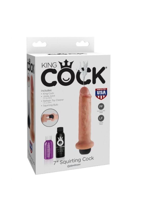 KING COCK - 17.8 CM SPRITZENDER HAHN