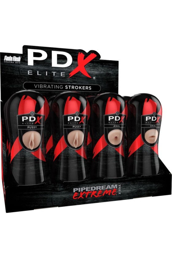 PDX ELITE - 抚摸器套装 12 个单元：6 个阴道、3 个肛门、3 个口腔