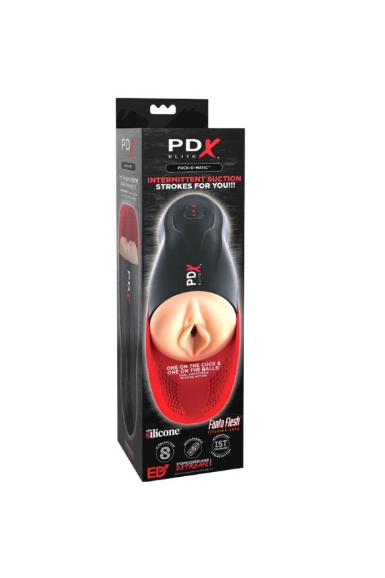 PDX ELITE - STROKER FUCK-O-MATIC VAGINA DOUBLE VIBRATION PENIS  TESTICLES