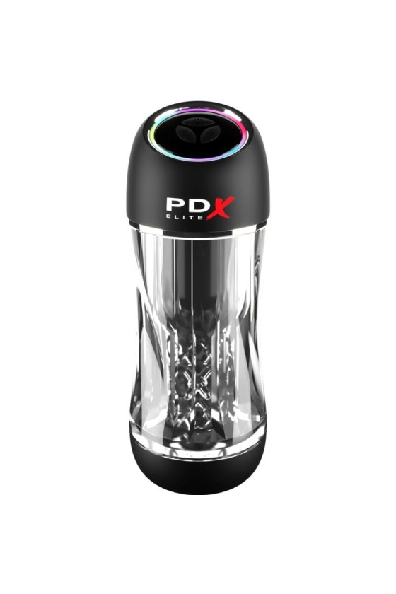 PDX ELITE - VIBRATEUR STROKER VIEWTUBE PRO TRANSPARENT