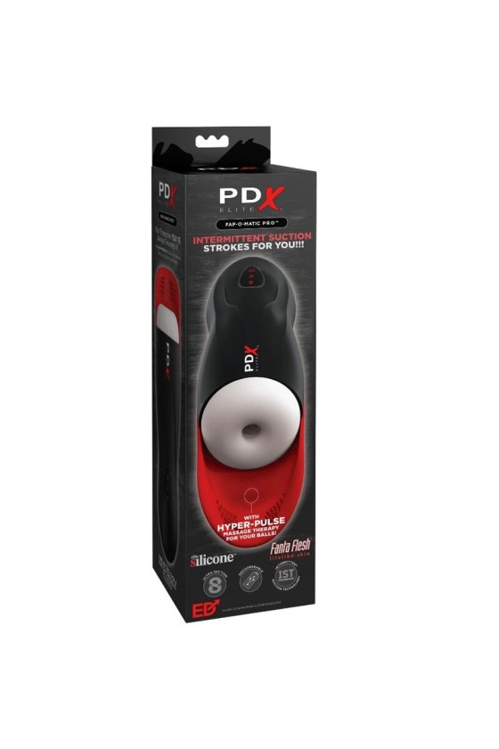 PDX ELITE - STROKER FAP-O-MATIC PRO MIT TESTIKELBASIS