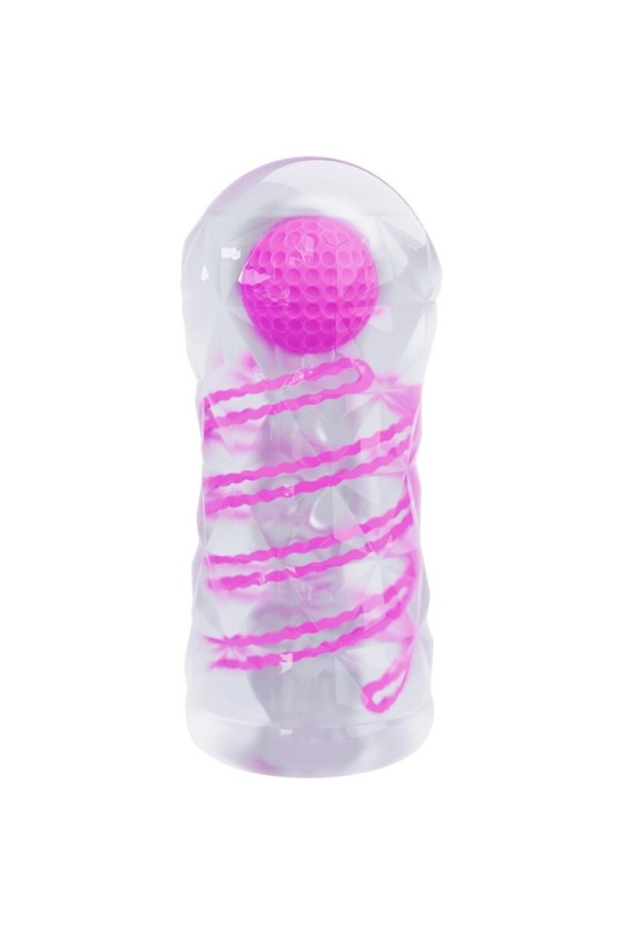 PRETTY LOVE - MASTURBATEUR MASCULIN FANTASY AVEC SPIRALE INTERNE ET BALLES TRANSPARENTES